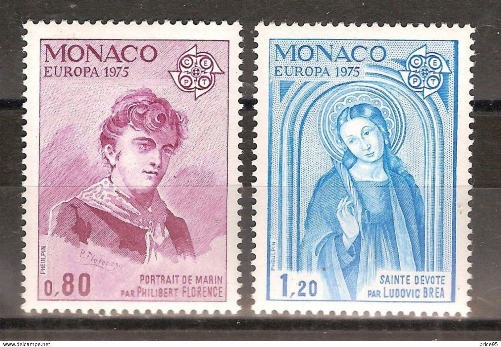 Monaco - Yt N° 1003 à 1004 ** - Neuf Sans Charnière - 1974 - Nuovi