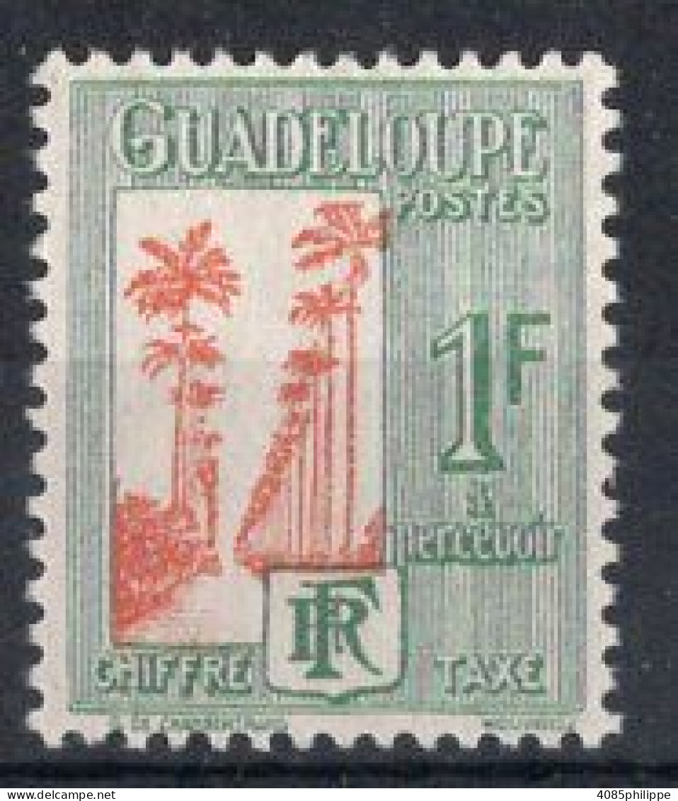 Guadeloupe Timbre-Taxe N°35* Neuf Charnière TB Cote 4€00 - Segnatasse