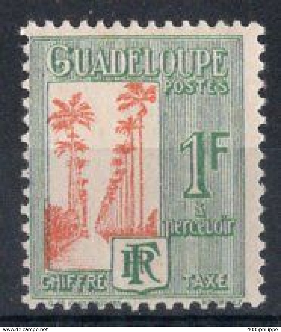 Guadeloupe Timbre-Taxe N°35* Neuf Charnière TB Cote 4€00 - Portomarken