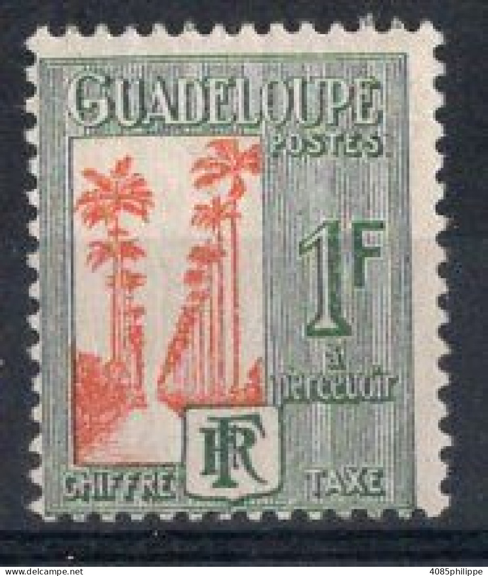 Guadeloupe Timbre-Taxe N°35* Neuf Charnière TB Cote 4€00 - Portomarken