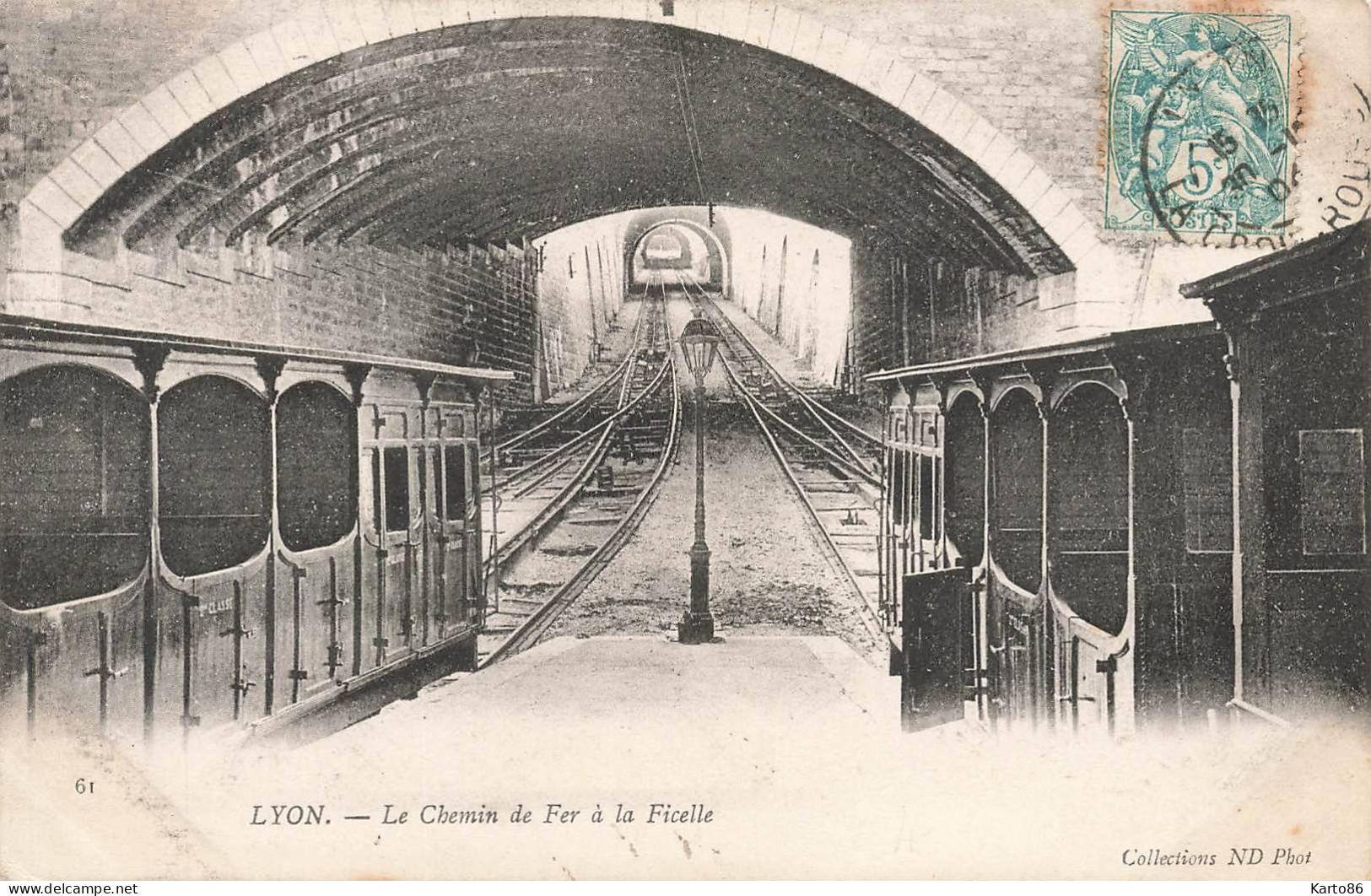 Lyon * Le Chemin De Fer à La Ficelle * Funiculaire - Lyon 4