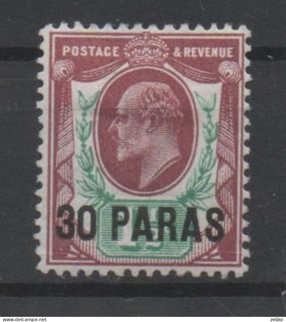 British Levant, MH, 1909, Michel  26 - British Levant