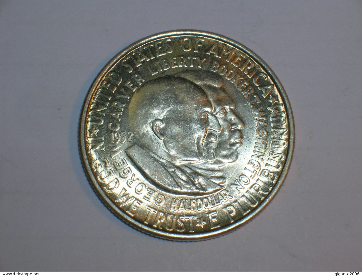 Estados Unidos/USA 1/2 Dolar Conmemorativo, 1952, Carver/Washington Conmmemorative (13973) - Herdenking