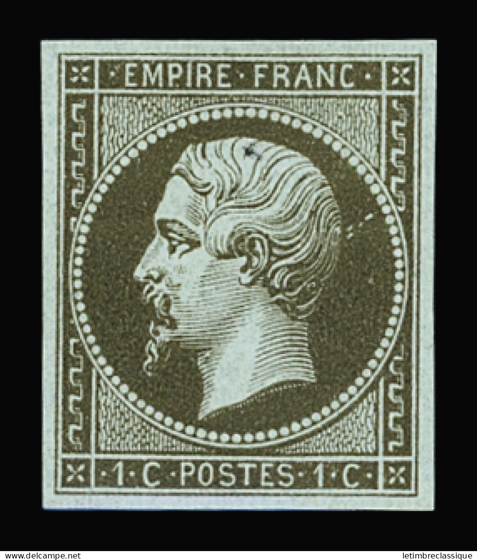 * N°11c 1c Mordoré, Neuf *, Très Frais, TB - 1853-1860 Napoléon III