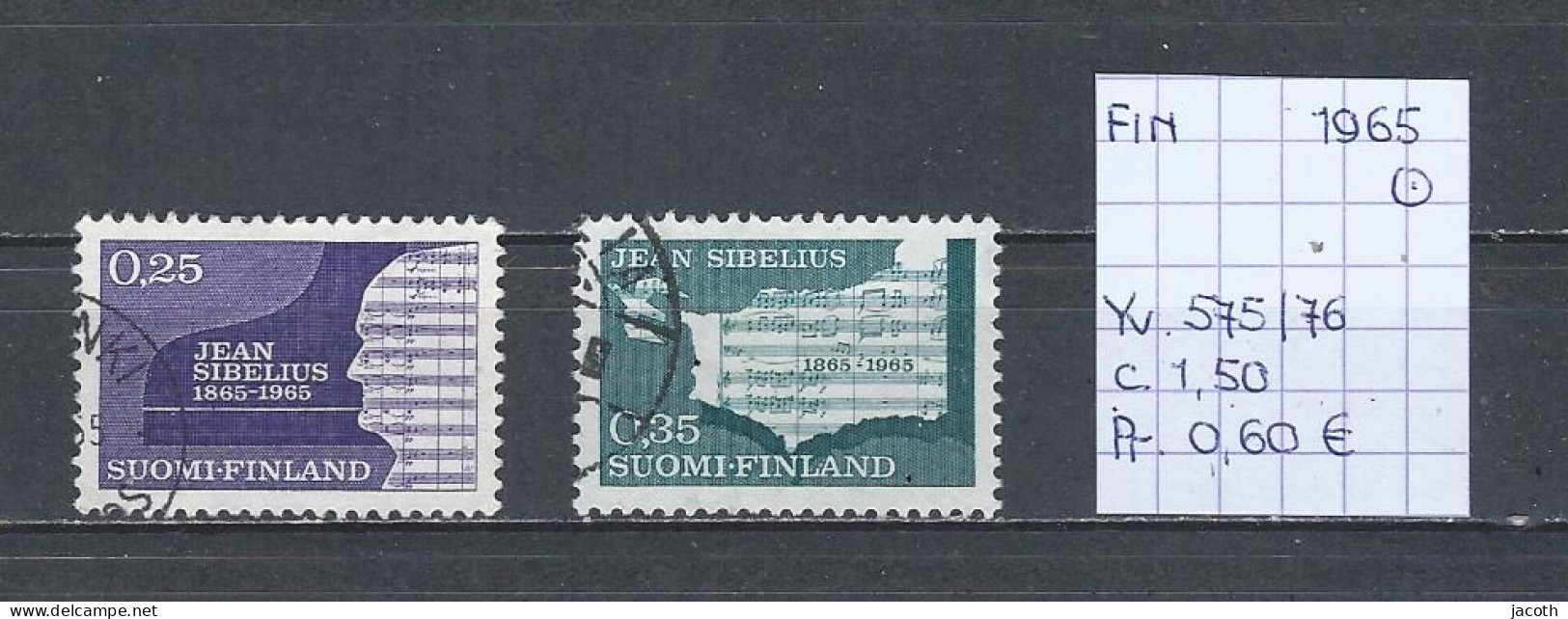 (TJ) Finland 1965 - YT 575/76 (gest./obl./used) - Used Stamps