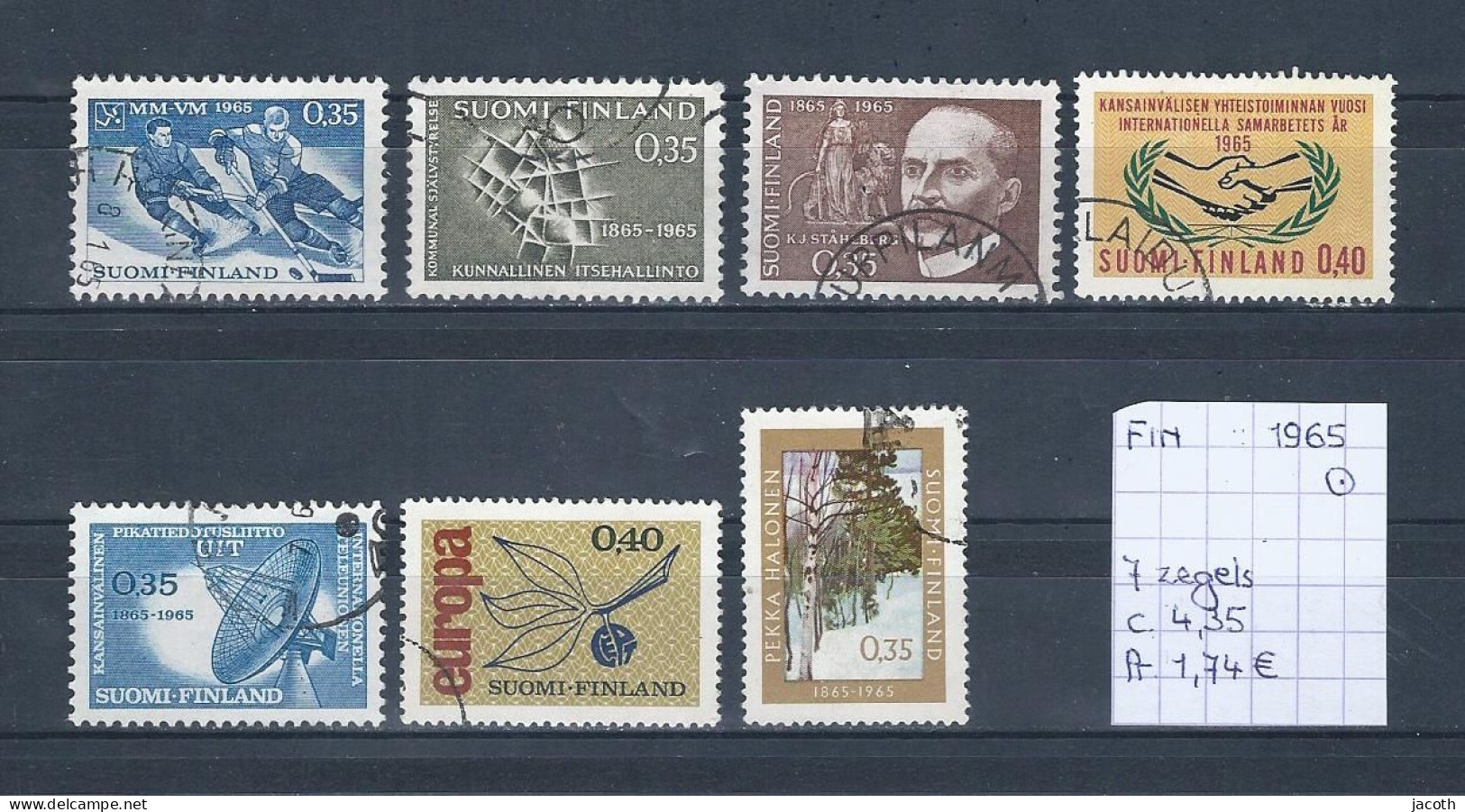 (TJ) Finland 1965 - 7 Zegels (gest./obl./used) - Gebraucht