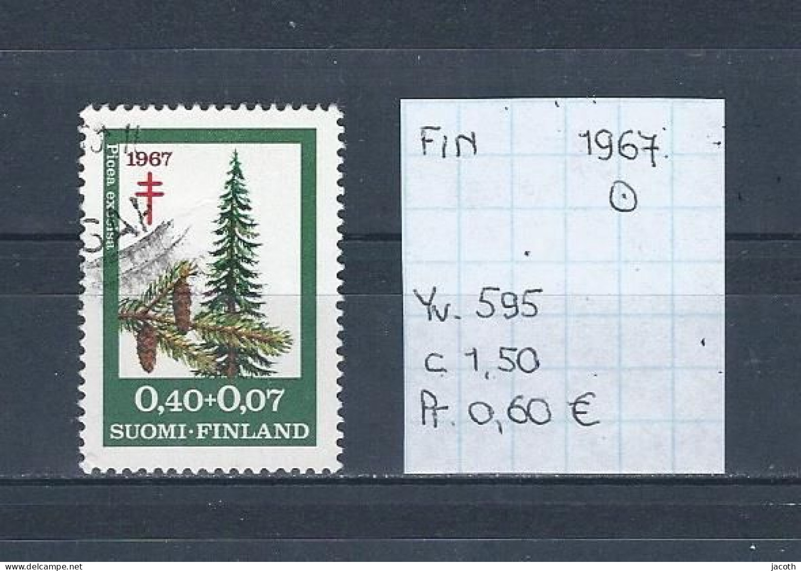 (TJ) Finland 1967 - YT 595 (gest./obl./used) - Gebraucht