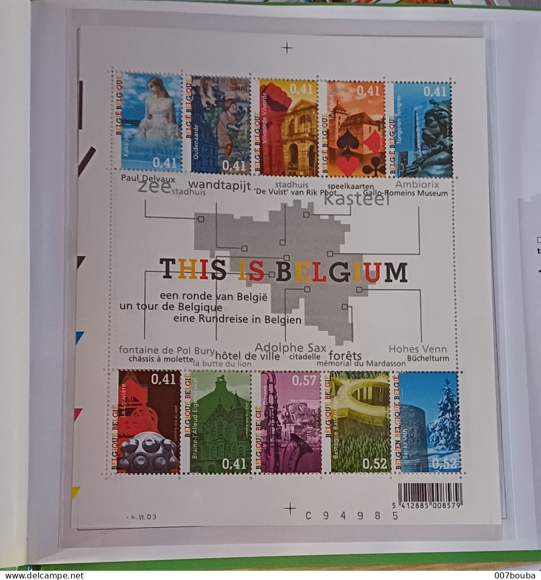 THIS IS BELGIUM / UN TOUR DE  BELGIQUE / LIVRE ET TIMBRES / 46  Pages - Autres & Non Classés