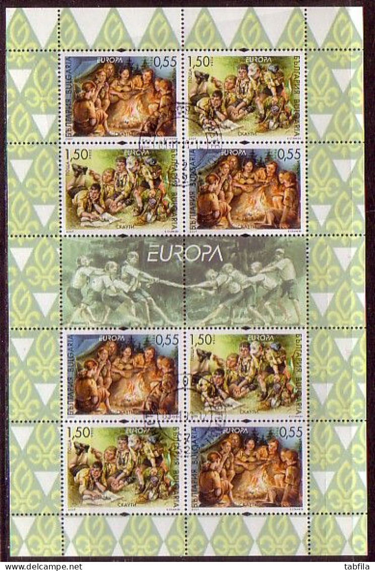 BULGARIA - 2007 - Europe - Cept - Scoutisme - PF De 4 Series Used - Used Stamps