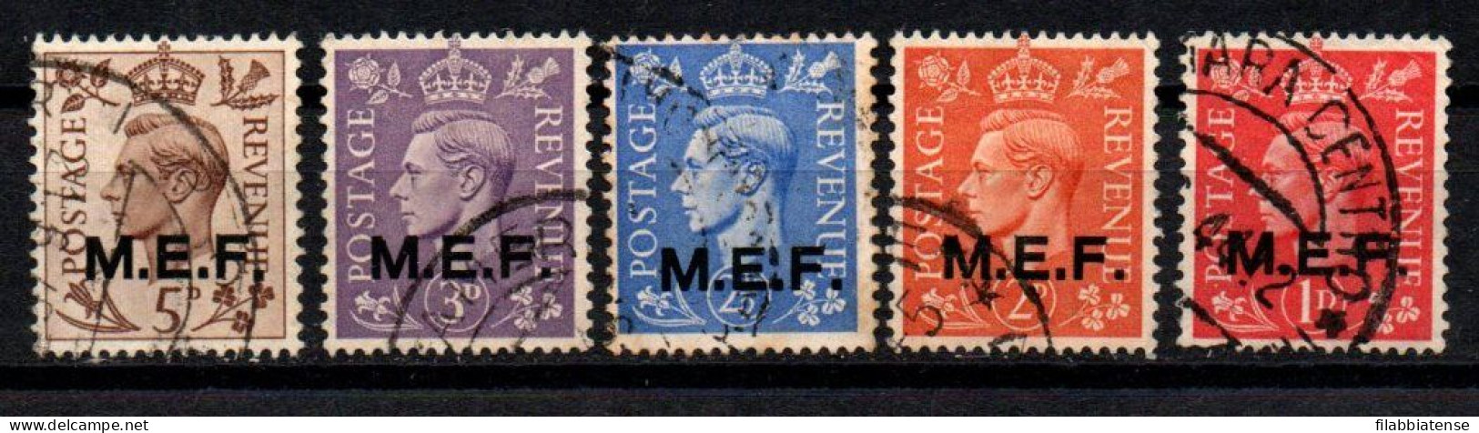 1942 - Italia Regno - Occupazione Inglese - M.E.F. 1/5    ---- - Britische Bes. MeF