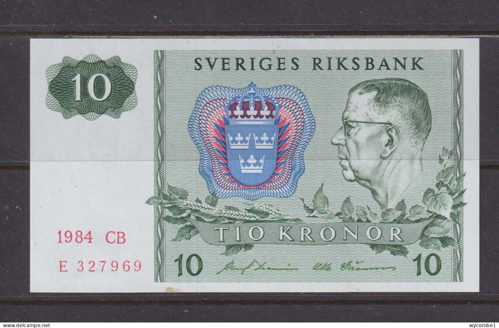 SWEDEN - 1984 10 Kronor UNC/aUNC Banknote As Scans - Zweden