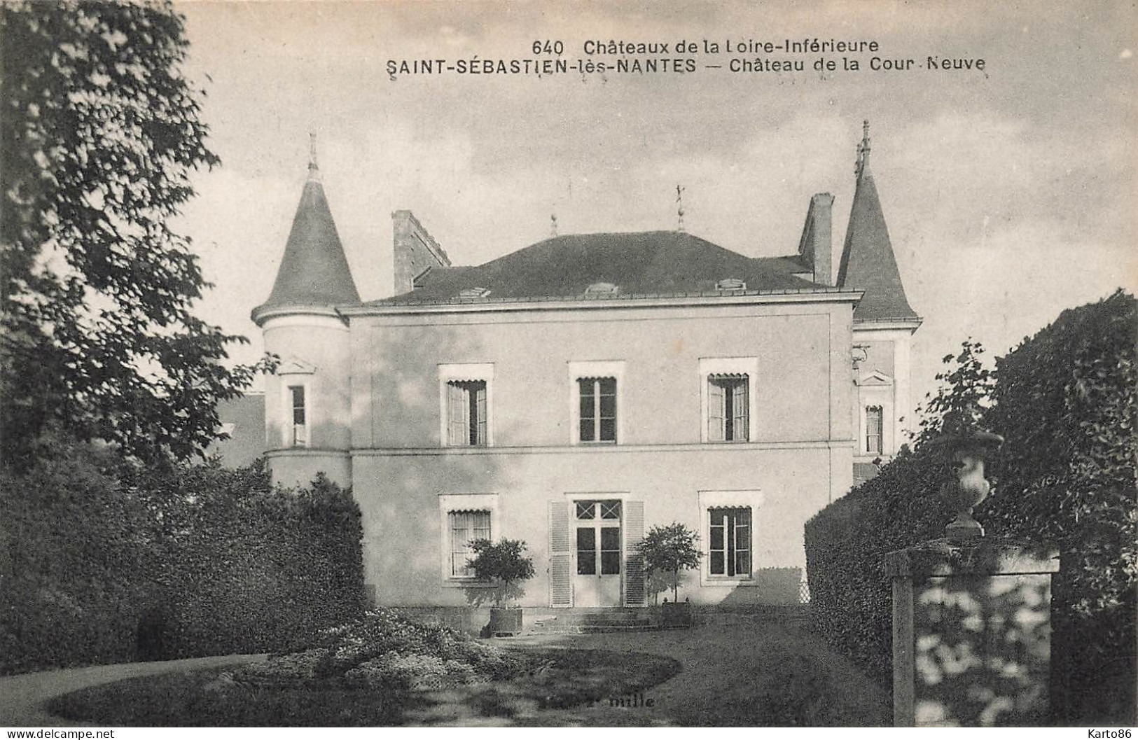 St Sébastien Sur Loire * Château De La Cour Neuve * Châteaux De La Loire Inférieure N°640 - Saint-Sébastien-sur-Loire