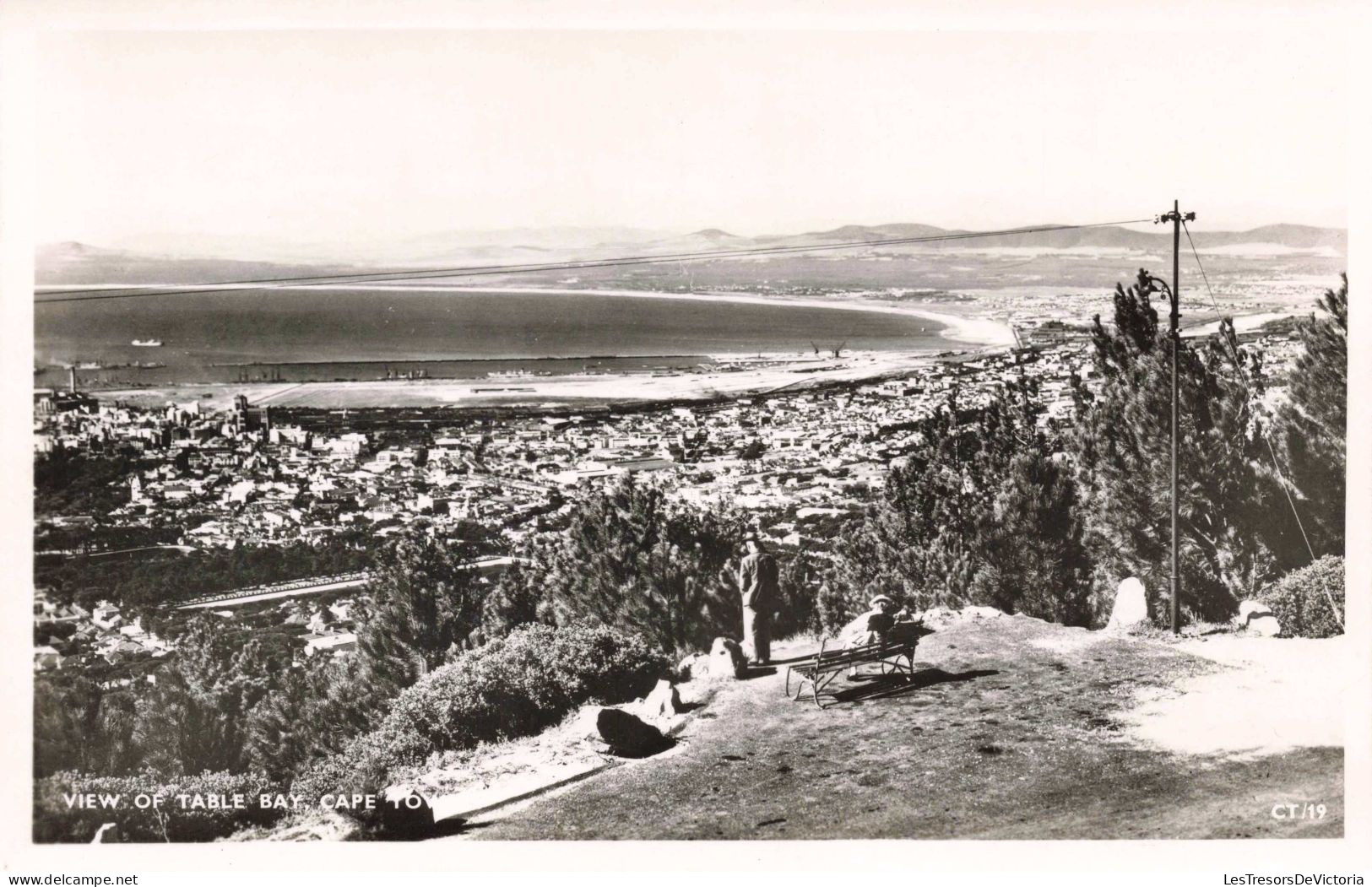 AFRIQUE DU SUD - Cape Town - View Of Table Bay - Carte Postale Ancienne - Südafrika