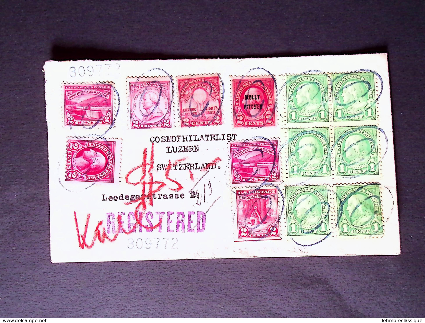 Lettre 1865-1969, Lot Of 18 Covers And Cards From All Periods, Noted Several Mixed Frankings Such A The Canal Zone, Also - Sonstige & Ohne Zuordnung