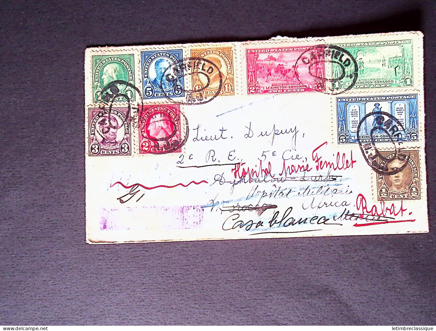 Lettre 1865-1969, Lot Of 18 Covers And Cards From All Periods, Noted Several Mixed Frankings Such A The Canal Zone, Also - Andere & Zonder Classificatie