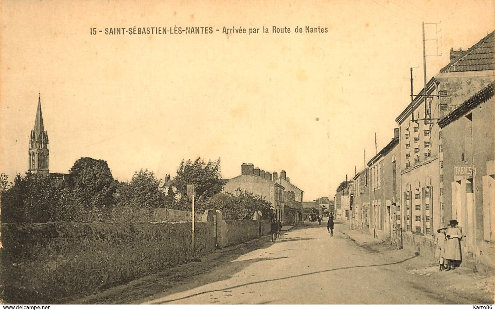 St Sébastien Sur Loire * Arrivée Par La Route De Nantes * Débit De Tabac Tabacs - Saint-Sébastien-sur-Loire