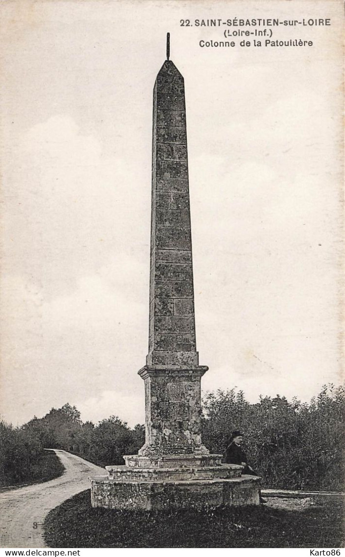 St Sébastien Sur Loire * La Colonne De La Patoulilère * Route Chemin - Saint-Sébastien-sur-Loire