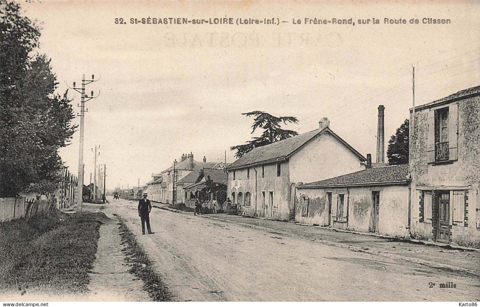 St Sébastien Sur Loire * Quartier Faubourg Le Frêne Rond * Route De Clisson - Saint-Sébastien-sur-Loire