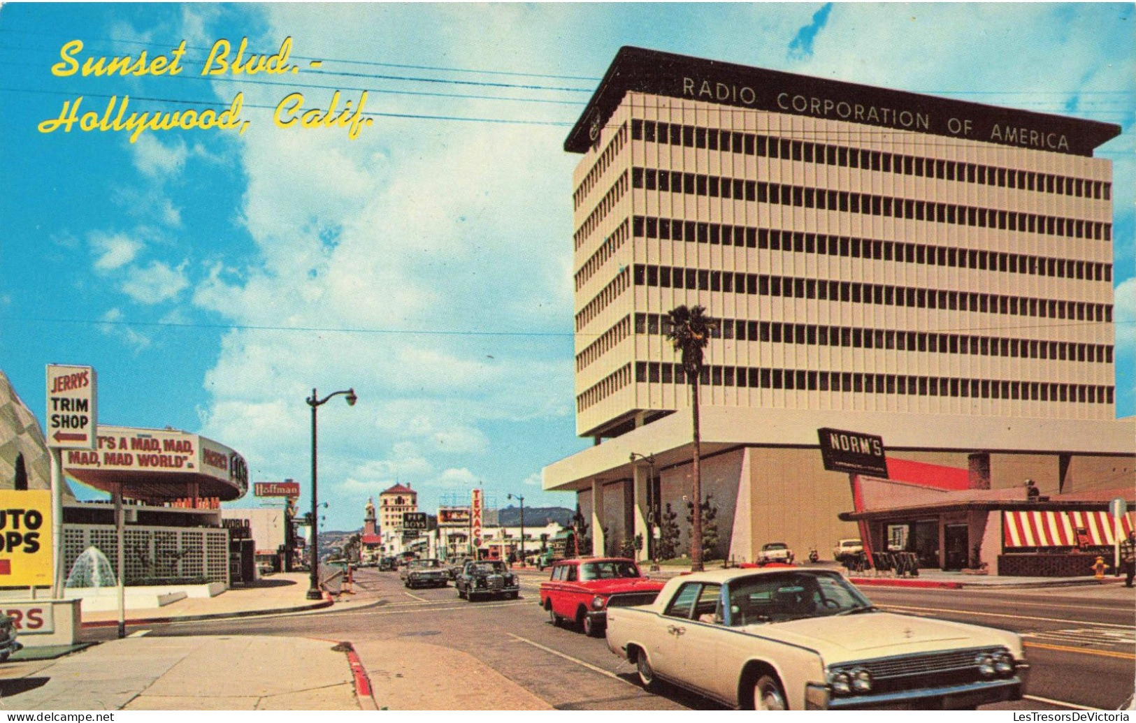 ETATS UNIS - California - Sunset Boulevard - Hollywood  - Colorisé - Carte Postale - Andere & Zonder Classificatie