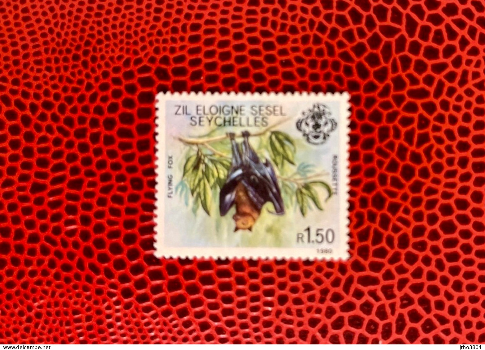 SEYCHELLES 1980 1v Neuf MNH ** Mi Mamíferos Mammals Säugetiere Mammiferi Mammifère SEYCHELLEN - Bats