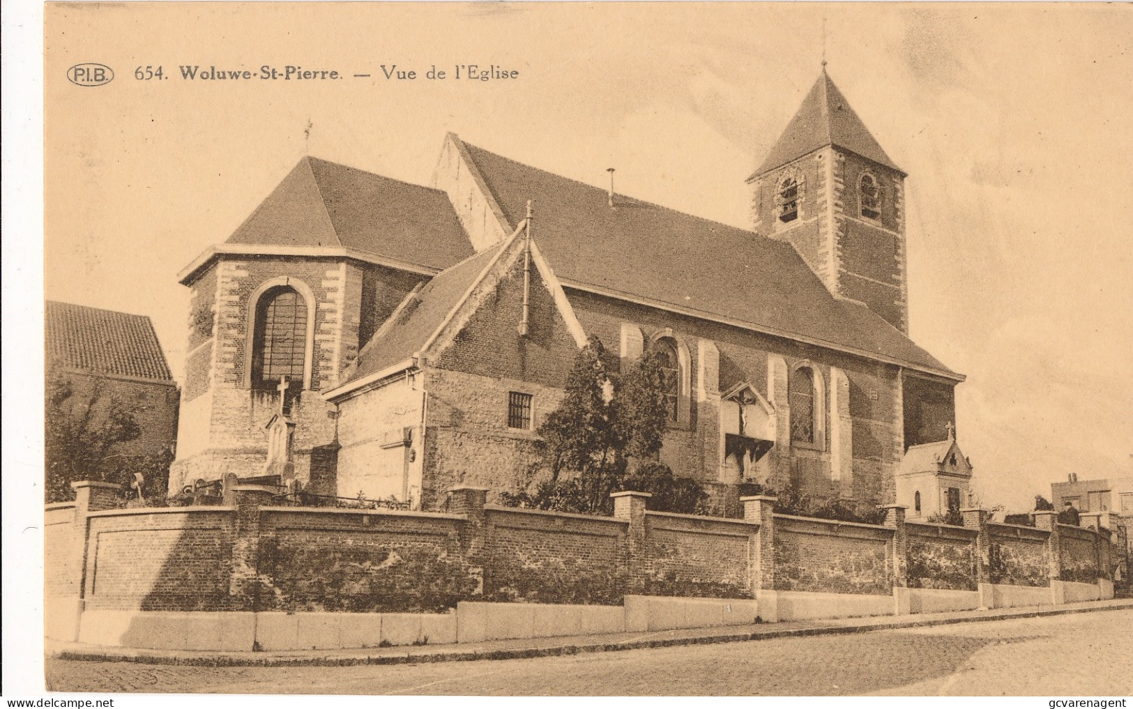 WOLUWE ST PIERRE  VUE DE L'EGLISE        - ZIE AFBEELDINGEN - Woluwe-St-Pierre - St-Pieters-Woluwe