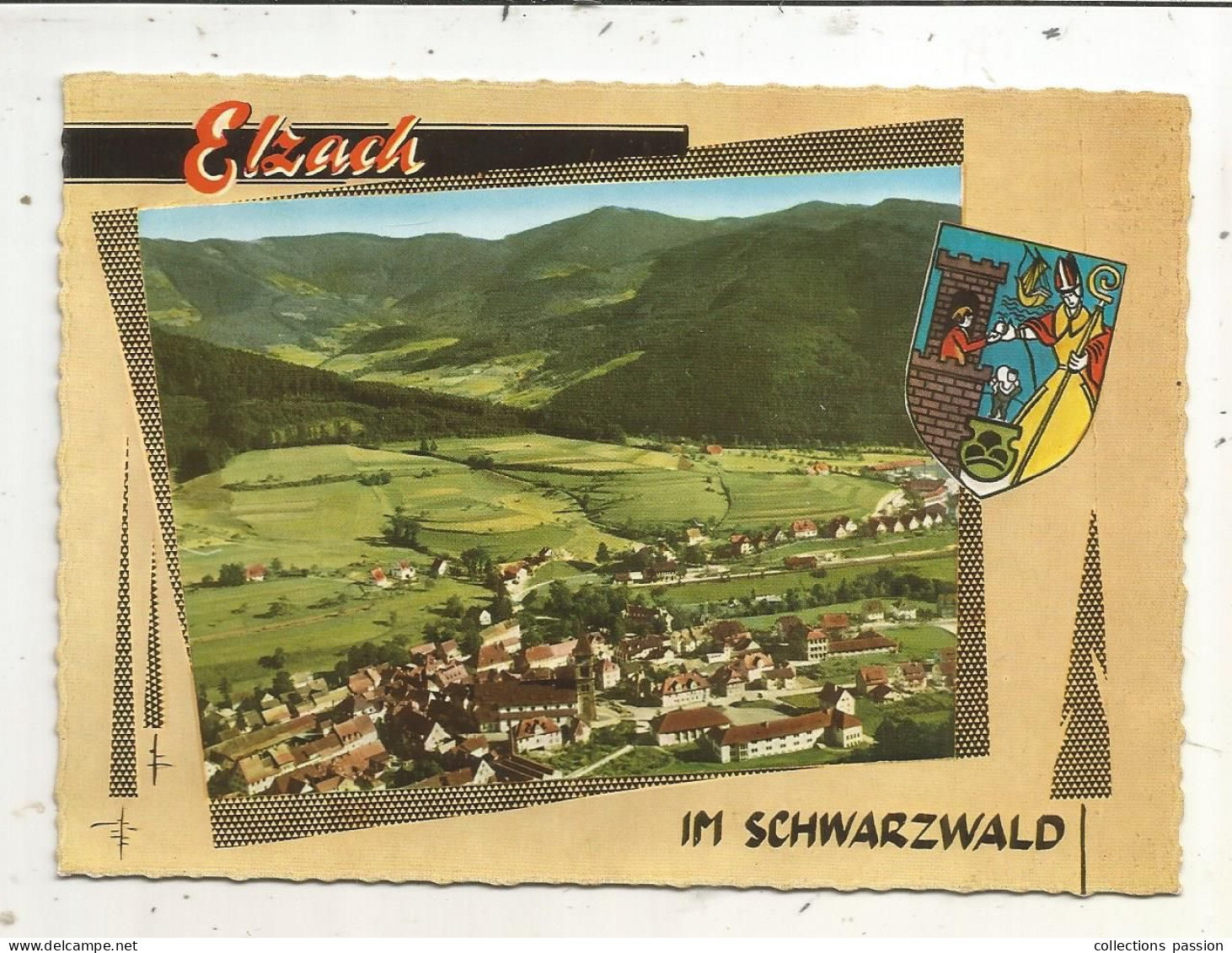 Cp, Allemagne, ELZACH Im Schwarzwald, Vierge , Ed. Anton Jaas - Elzach