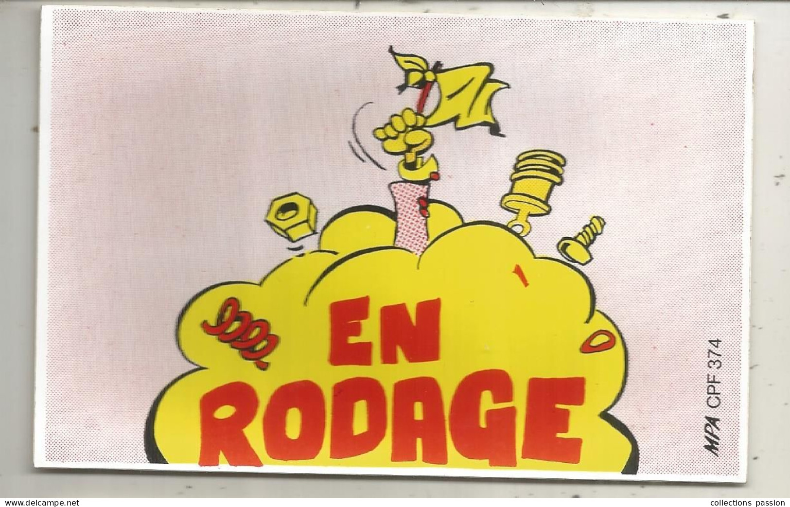 Cp, Carte à Système, Autocollante, Bumper Sticker, Vinyl-selbstkleber, Ed. Humoristick MPA, Vierge, En Rodage - A Systèmes