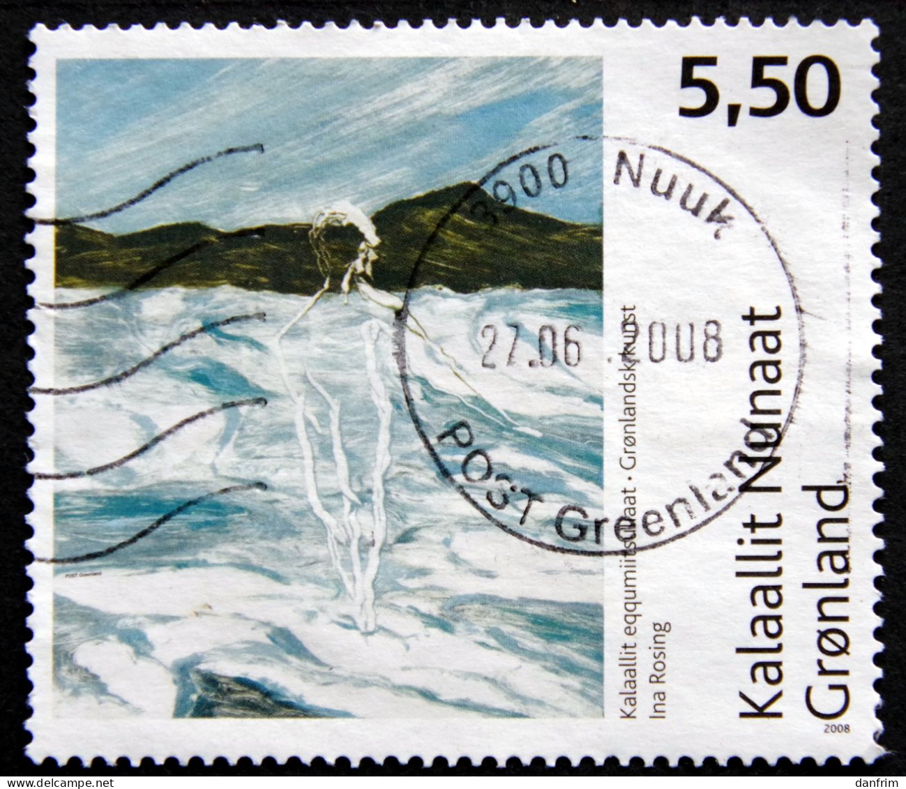 Greenland 2008   KUNST     MiNr.506  ( Lot H 1718 ) - Oblitérés