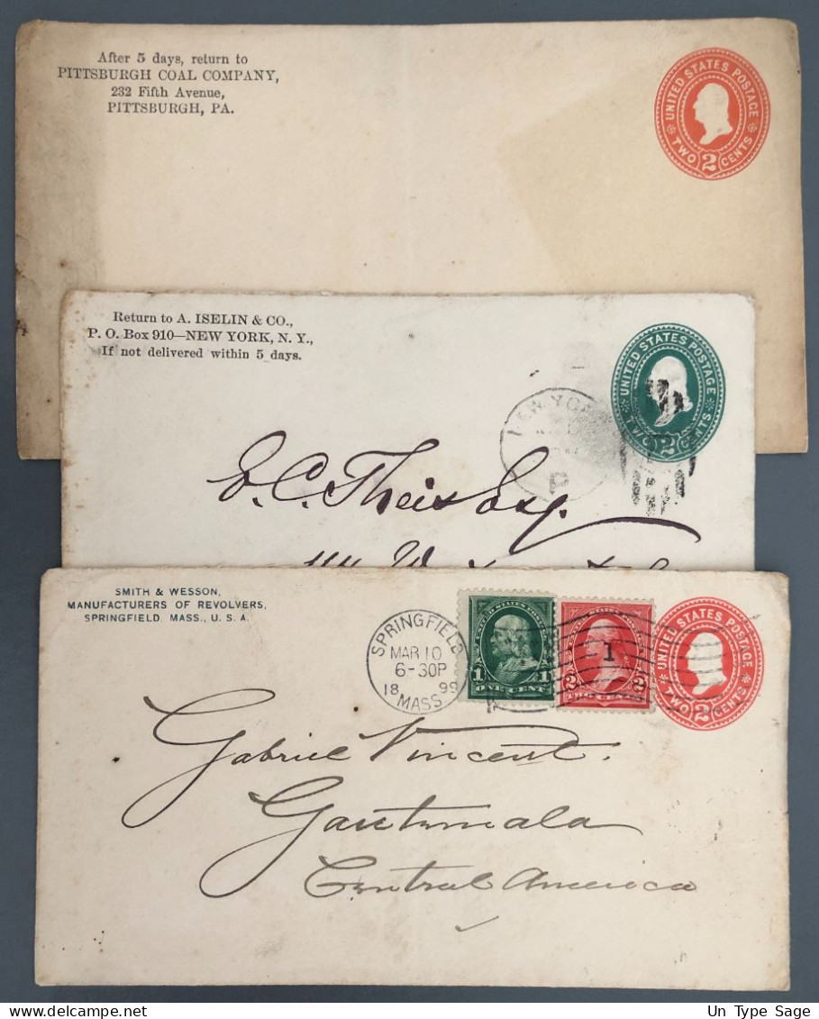 Etats-unis, Lot De 7 Entiers Enveloppes - (A1441) - Other & Unclassified