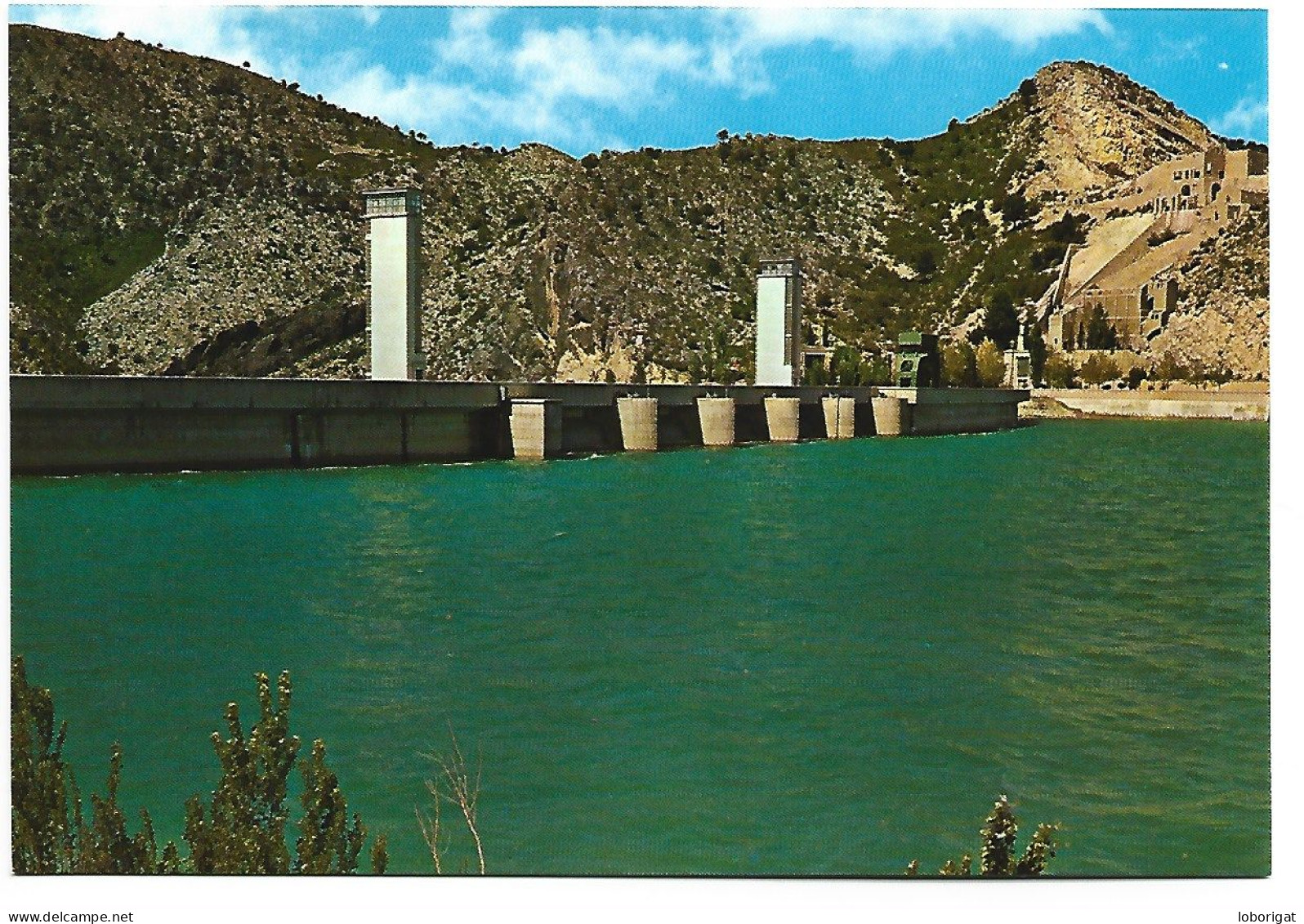 PRESA Y EMBALSE / DAM AND IMPOUNDING / BARRAGE ET REFLUX.- BUENDIA - CUENCA.- ( ESPAÑA ). - Cuenca