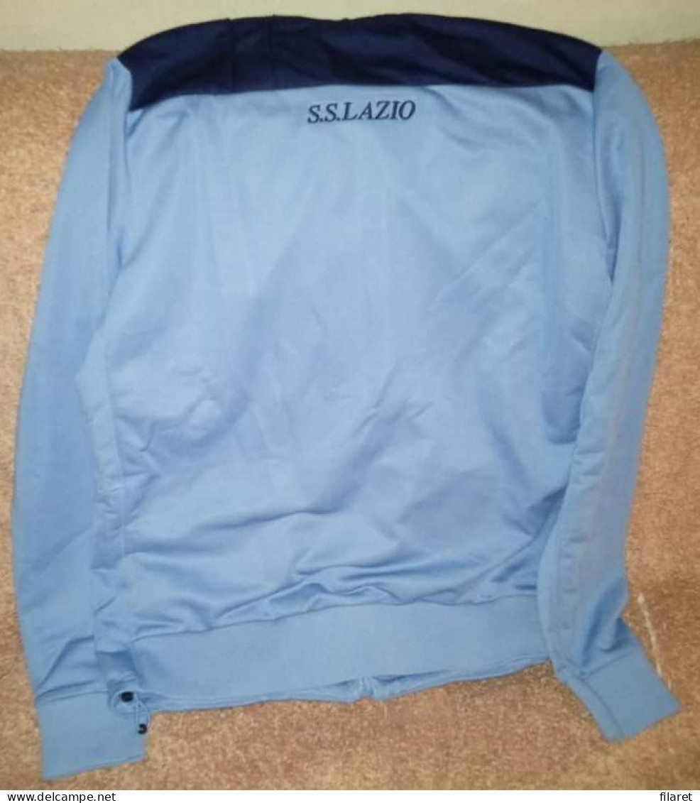 SS LAZIO,PRESENTATION STAFF SHIRT/TRENNING,MACRON L,H.178-183 CM,USED, - Autres & Non Classés