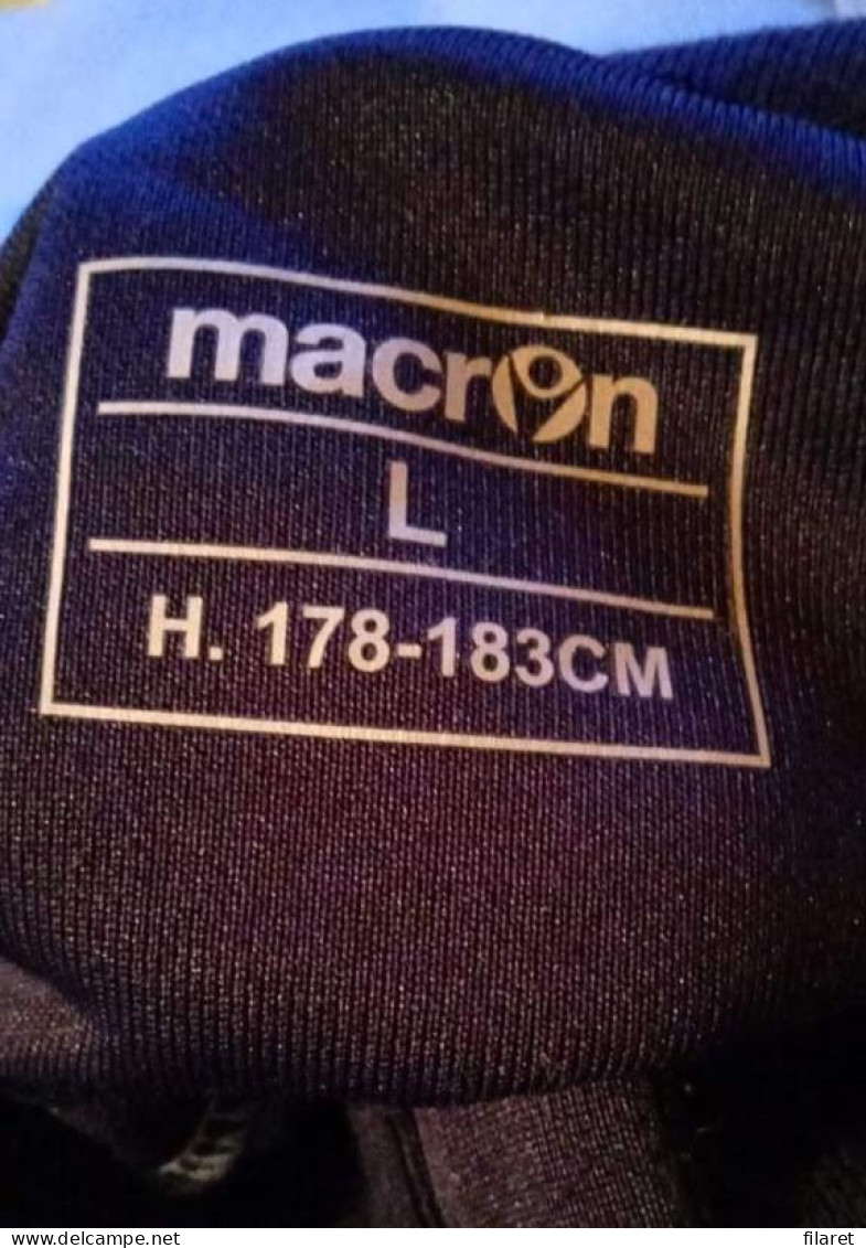 SS LAZIO,PRESENTATION STAFF SHIRT/TRENNING,MACRON L,H.178-183 CM,USED, - Other & Unclassified