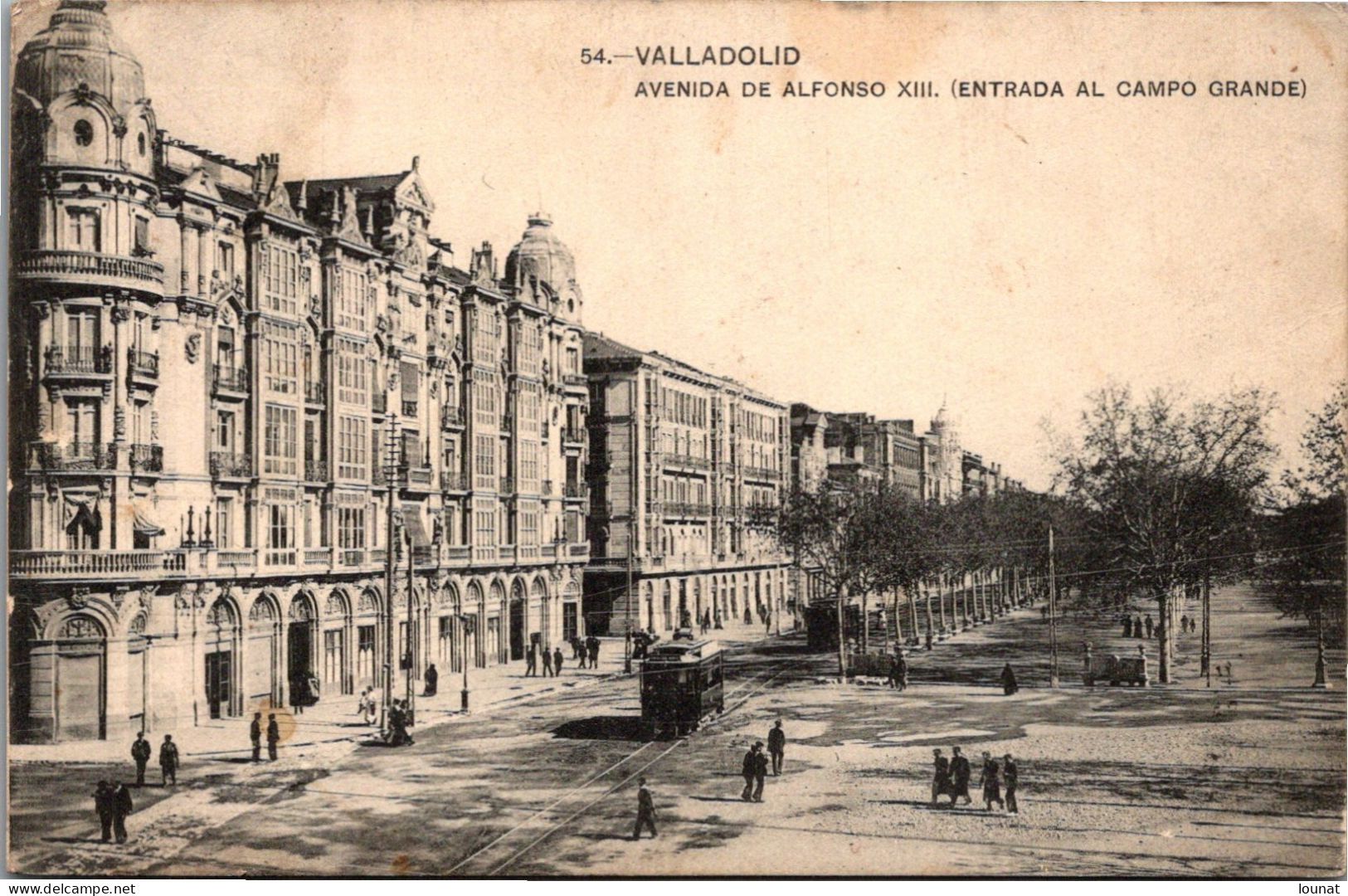 Espagne - VALLADOLID - Avenida De Alfonso XIII (entrada Al Campo Grande - Tramway) - Valladolid