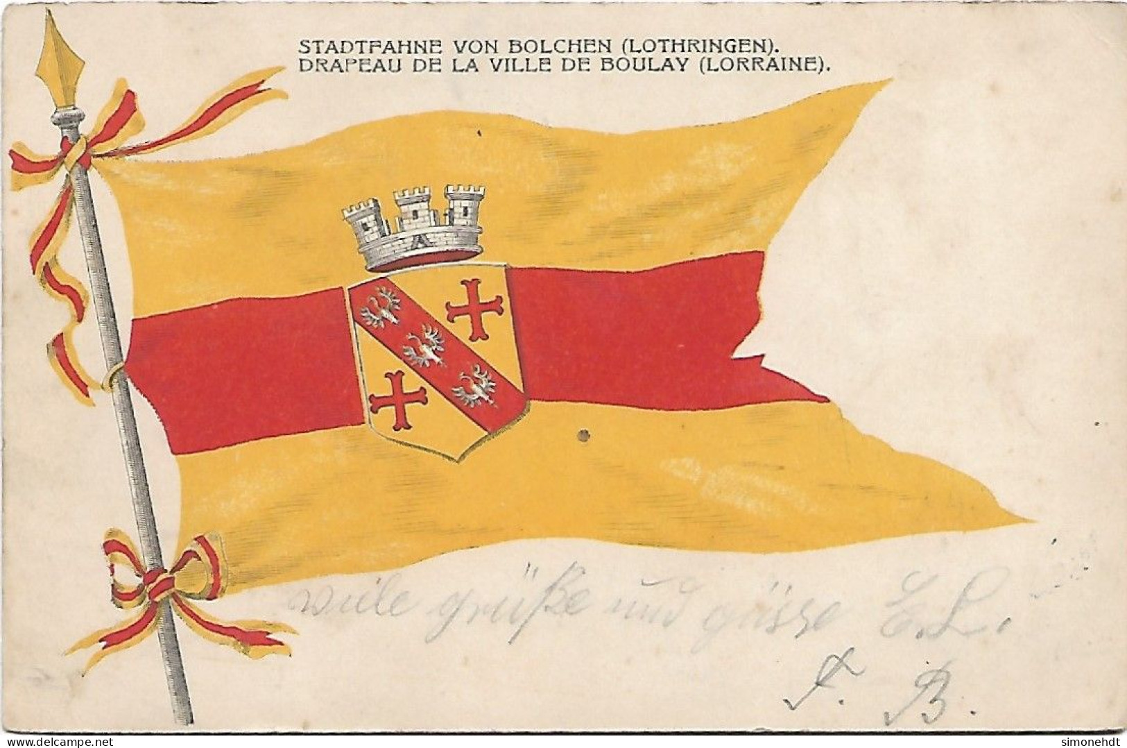 Drapeau De BOULAY - LOTHRINGEN - Boulay Moselle