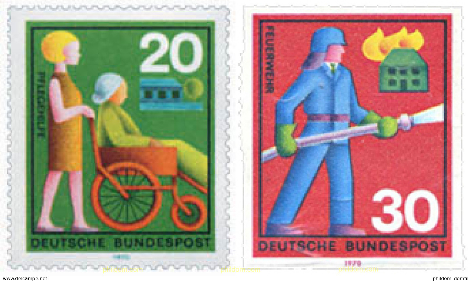 695602 MNH ALEMANIA FEDERAL 1970 SOCORRISMO VOLUNTARIO - Ungebraucht