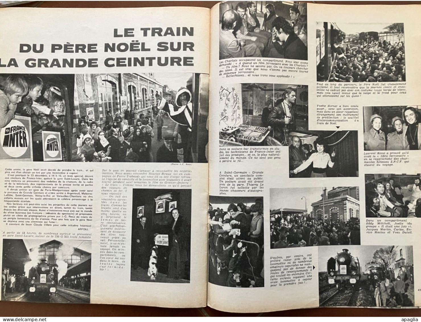 La Vie Du rail Sncf N° 1476 - 19 janvier 1975 ordinateur Gagny , banlieue paris