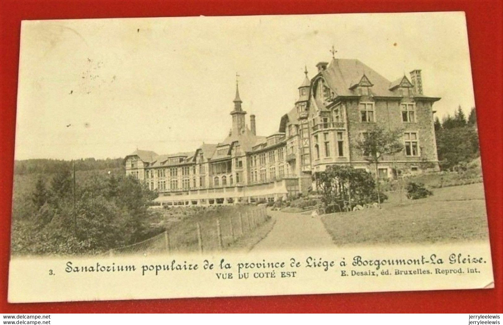 BORGOUMONT - LA GLEIZE - STOUMONT -  Le Sanatorium Populaire De Borgoumont - (cachet D'occupation) - Stoumont