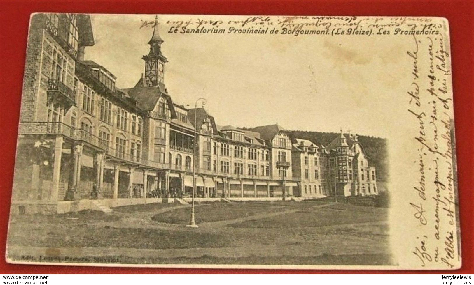 BORGOUMONT - LA GLEIZE - STOUMONT -  Le Sanatorium De Borgoumont - Les Promenoirs  -  1905 - Stoumont