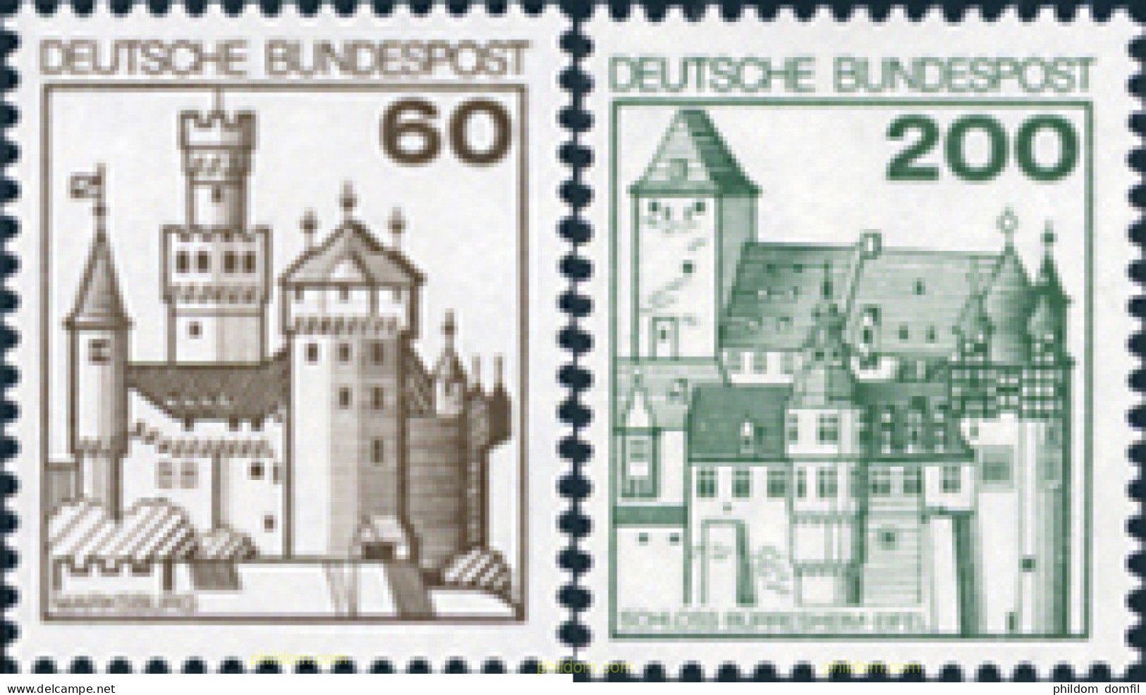 696078 MNH ALEMANIA FEDERAL 1977 CASTILLOS - Ungebraucht