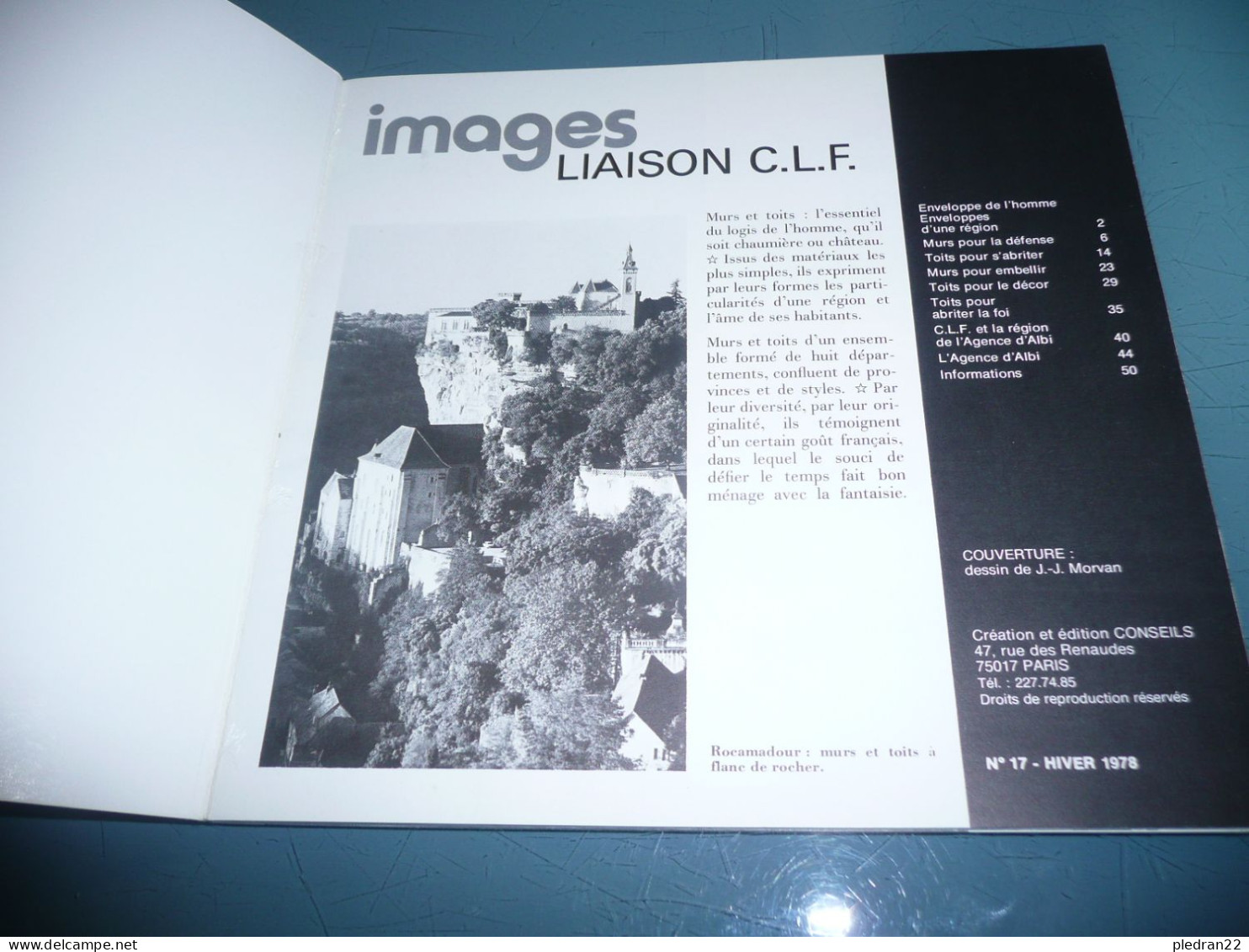 ARCHITECTURE REVUE IMAGES DES MURS ET DES TOITS N° 17 LOGIS CHATEAU CHAUMIERE SUD OUEST CIMENTS LAFARGE MATERIAUX 1978 - Non Classificati