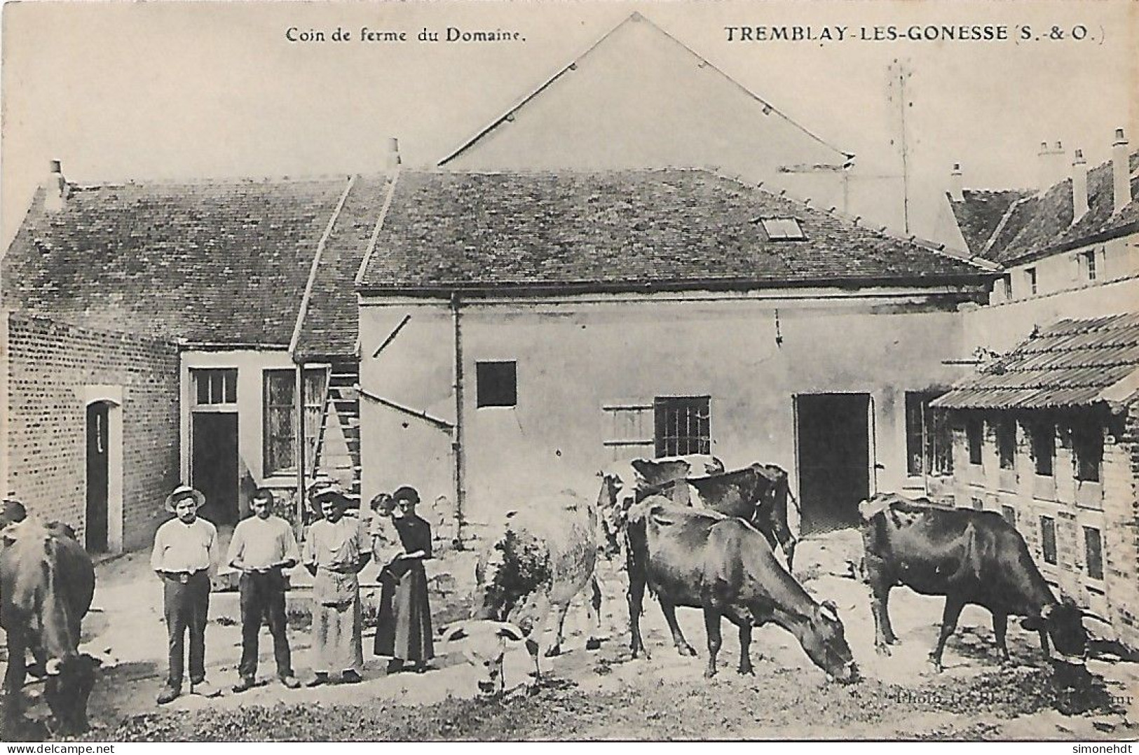 TREMBLAY Les GONESSE - Coin De Ferme Du Domaine - Cliché Peu Courant - Tremblay En France