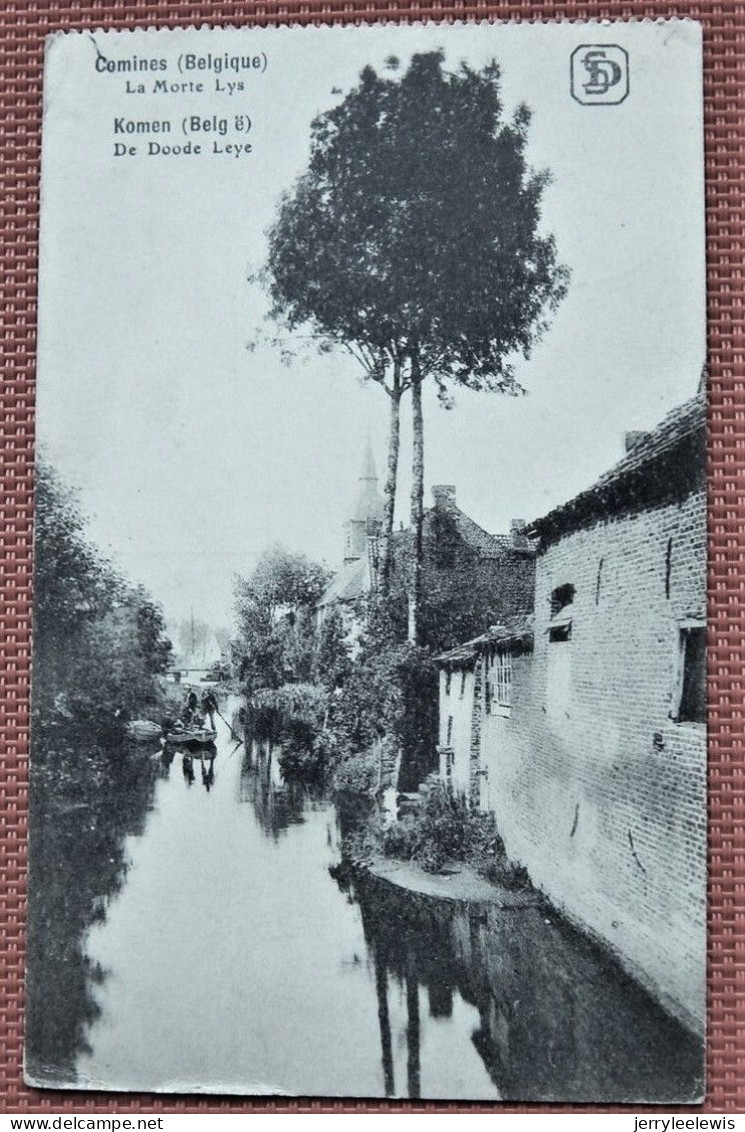 COMINES - KOMEN  - Lot De 2 Cartes : " La Morte Lys , De Doode Leye "   Et  " Le Parc - Het Park " - Comines-Warneton - Komen-Waasten