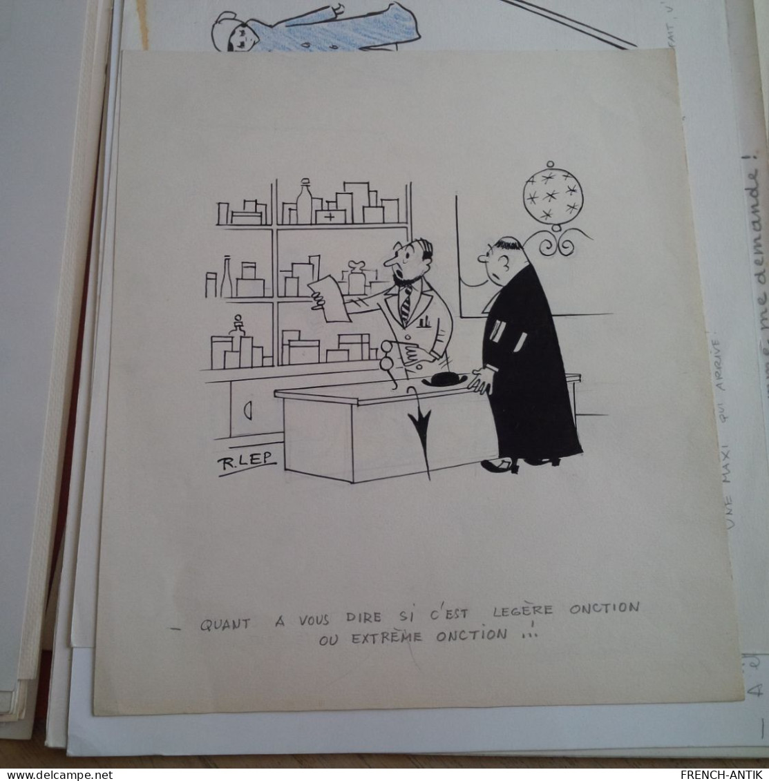 LOT  37 DESSIN CARICATURE RENE HANAU MOSDYC RIT LEP FRICK JEANSON FORTUNE VAN DAM ETC....ORIGINAUX