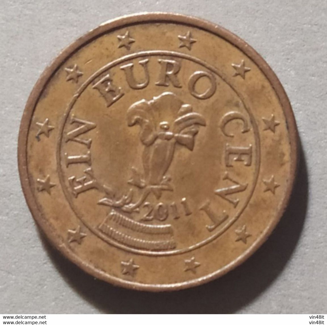 2011  -  AUSTRIA  -  MONETA IN EURO - DEL VALORE DI  1  CENTESIMO    - USATA - Oesterreich