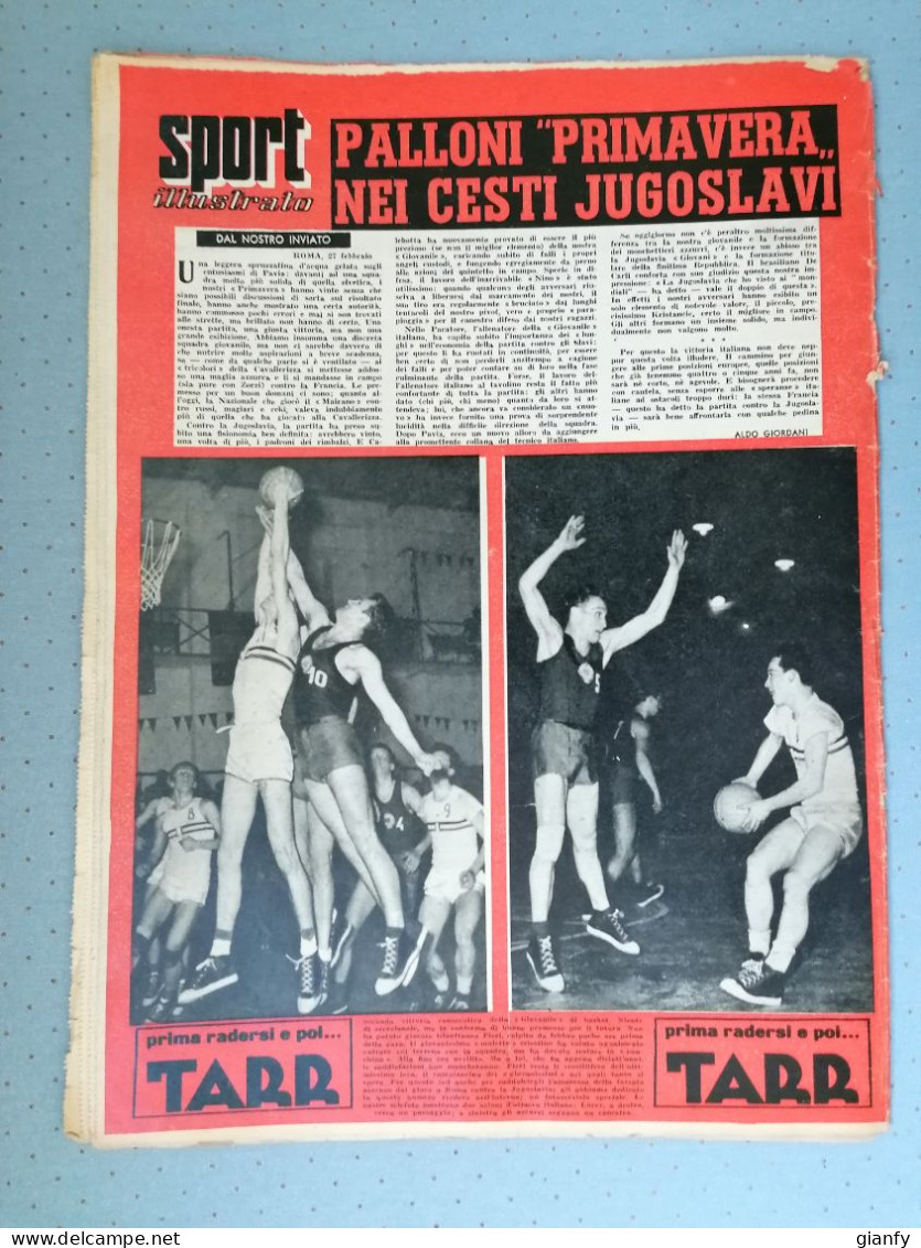 SPORT ILLUSTRATO 1955 CALCIO CATANIA PRO PATRIA CICLISMO SASSARI-CAGLIAR - Sports