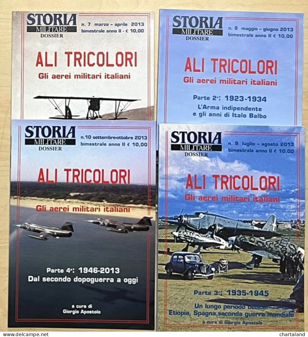 Storia Militare Dossier 7 8 9 10 2013 Ali Tricolori Gli Aerei Militari Italiani  - Altri & Non Classificati