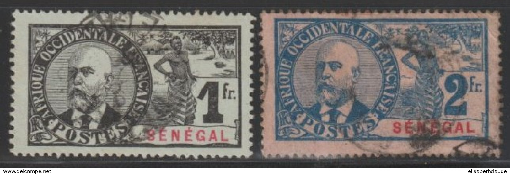 SENEGAL - 1906 - FAIDHERBE/PALMIER/BALLAY - YVERT N°30/45 SAUF 31A OBLITERES - COTE = 177 EUR. - Used Stamps