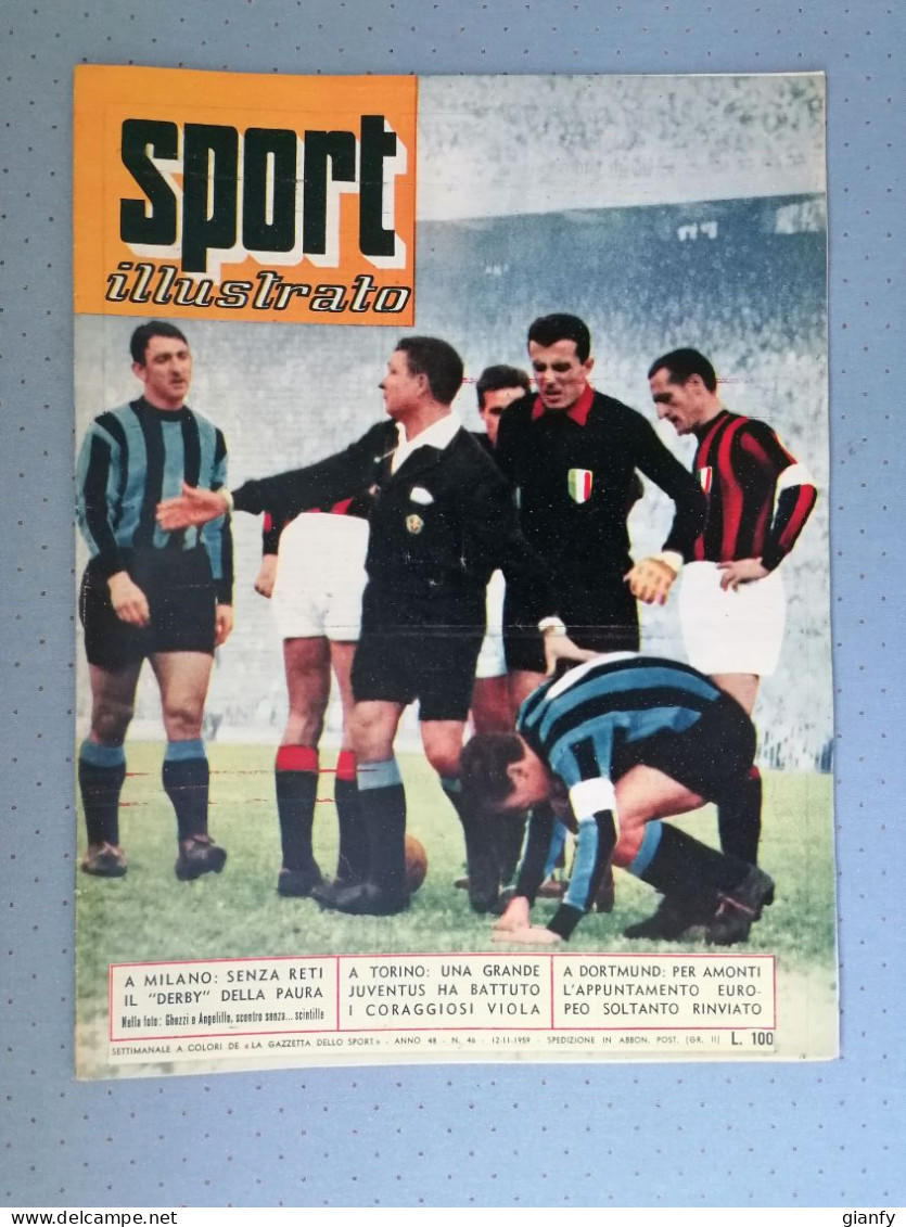 SPORT ILLUSTRATO 1959 CALCIO ATALANTA CICLISMO BALDINI MOSER ROLLO CAGLIARI - Deportes