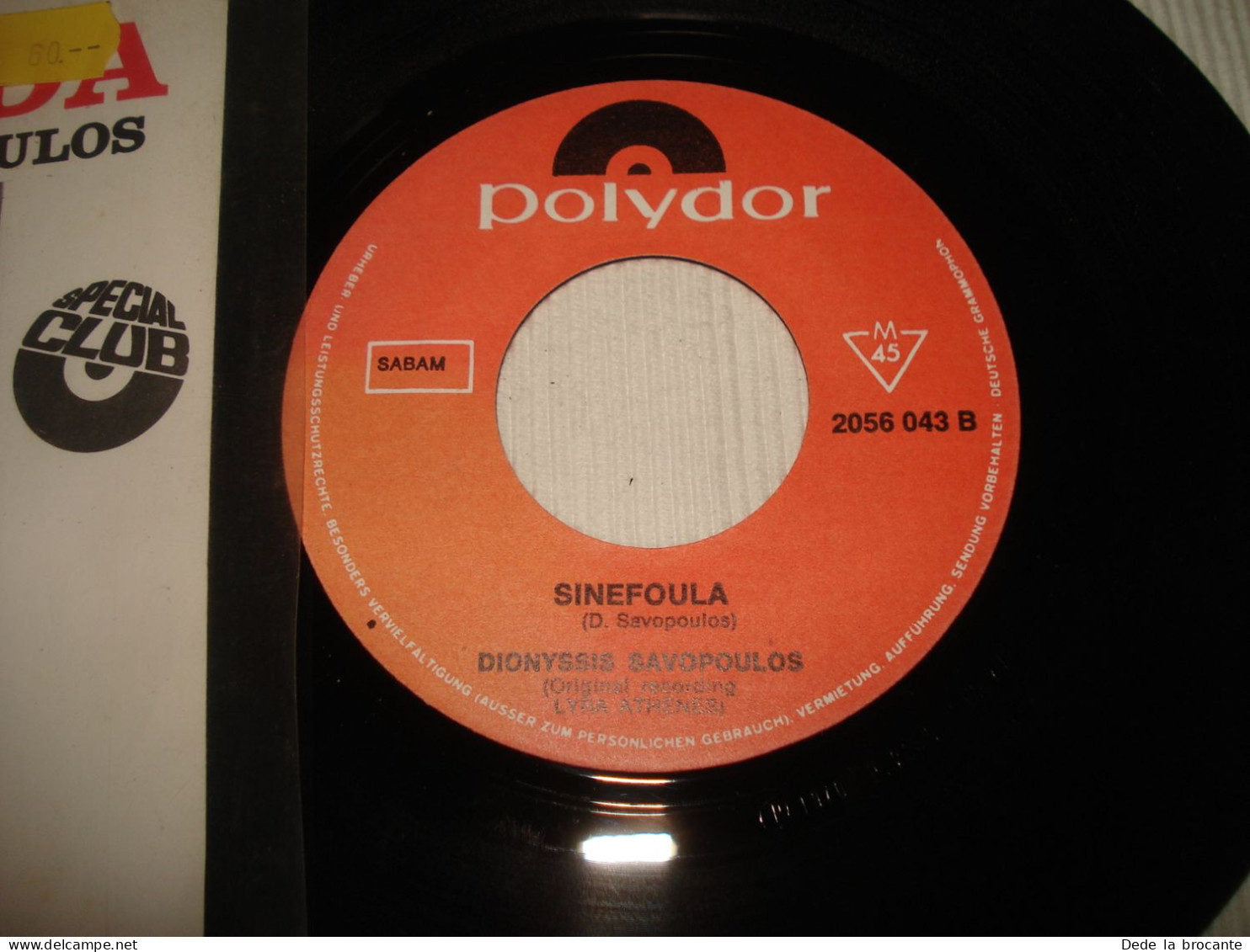 B10 / Dionyssis Savopoulos – Dirlanda – SP - Polydor 2056 043 - Bel 1970  M/EX - Country Et Folk