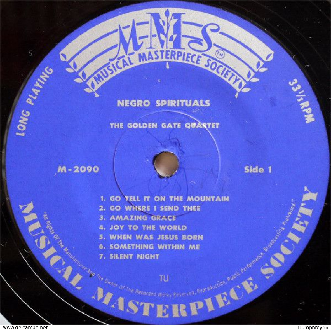 1961 - The GOLDEN GATE QUARTET - Negro Spirituals - Gospel En Religie